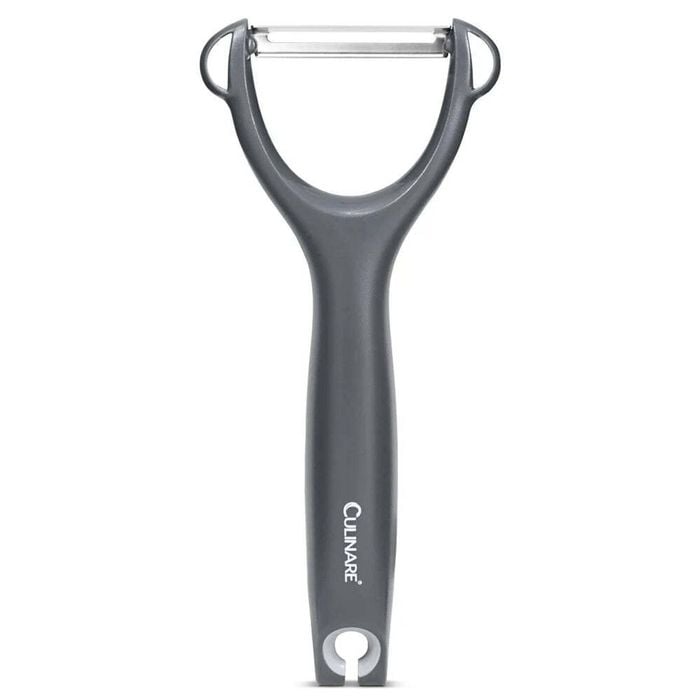 Culinare Stainless Steel Straight Fruit & Vegetables Y Shaped Peeler Grey