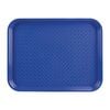 Olympia Kristallon Foodservice Tray Polypropylene Blue 350 X 450mm Commercial Kitchen Serving Tray