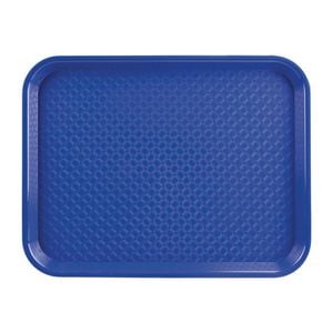 Olympia Kristallon Foodservice Tray Polypropylene Blue 350 X 450mm Commercial Kitchen Serving Tray