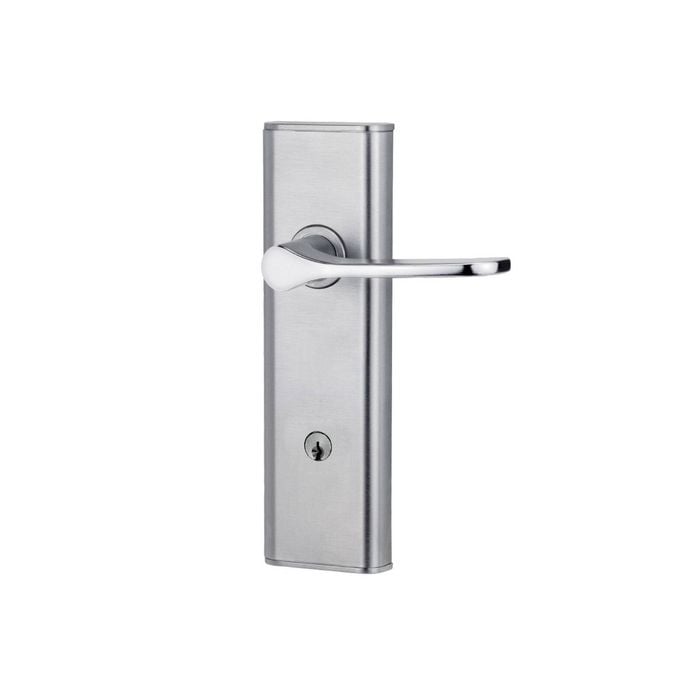 Lockwood Satin Chrome Nexion Vision 34 Entrance Lockset