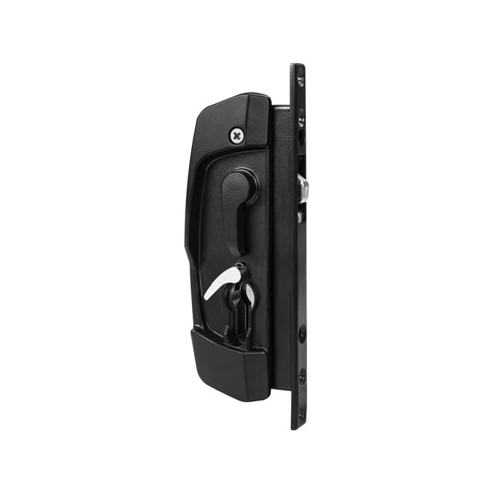 Rolltrak Black Non-Keyed Sliding Screen Door Lock