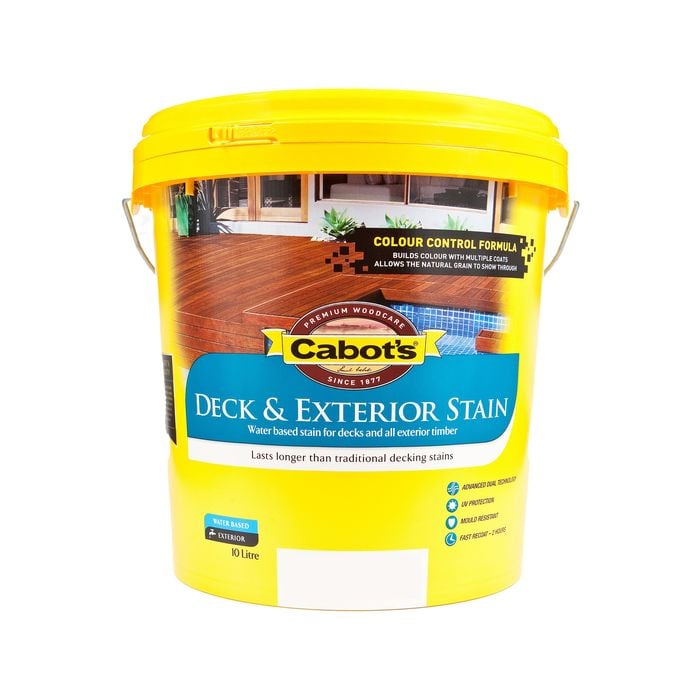 Cabot's 10L Red Rata Water Based Deck and Exterior Stain