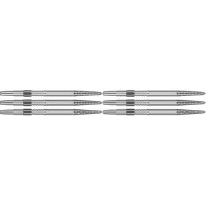 6pc Target Swiss DX Diamond Grip Dart Points 30mm - Silver