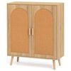 Costway 2-door Countryside Sideboard Buffet Storage Cabinet Natural