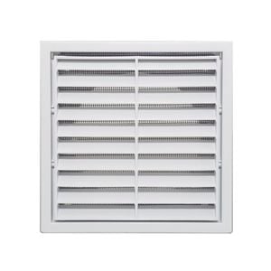 Builders Edge 100mm White Grill Vent with Insect Screen