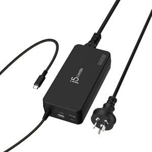 J5create 3-port Pd Usb-c & Usb A 108w Super Charger For Simultaneous Charging