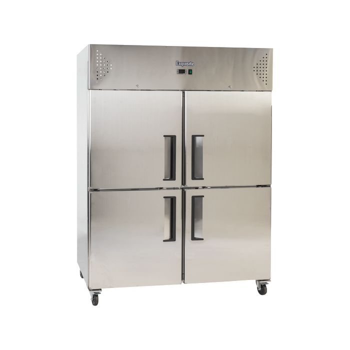 Exquisite Two SPLIT Solid Doors Upright Storage Freezers 1476 Litre