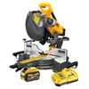 DeWALT 54V 9.0Ah XR 305mm Flexvolt Sliding Mitre Saw Kit DCS781X1-XE