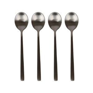 Argon Tableware Stainless Steel Teaspoons - 14.5cm - 12x Durable Rust Resistant Stainless Steel Dishwasher Safe Flatware Set