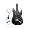 Alpha 41in Electric Guitar Black