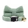Anypet Large Cat Collar Jade Bow with Bell and Durable Safety Buckle