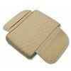 Catzon Car Console Armrest Cover Thickened Upgraded Microfiber Leather Arm Cushion-beige