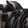 Satin Sheet Set - Luxury Black