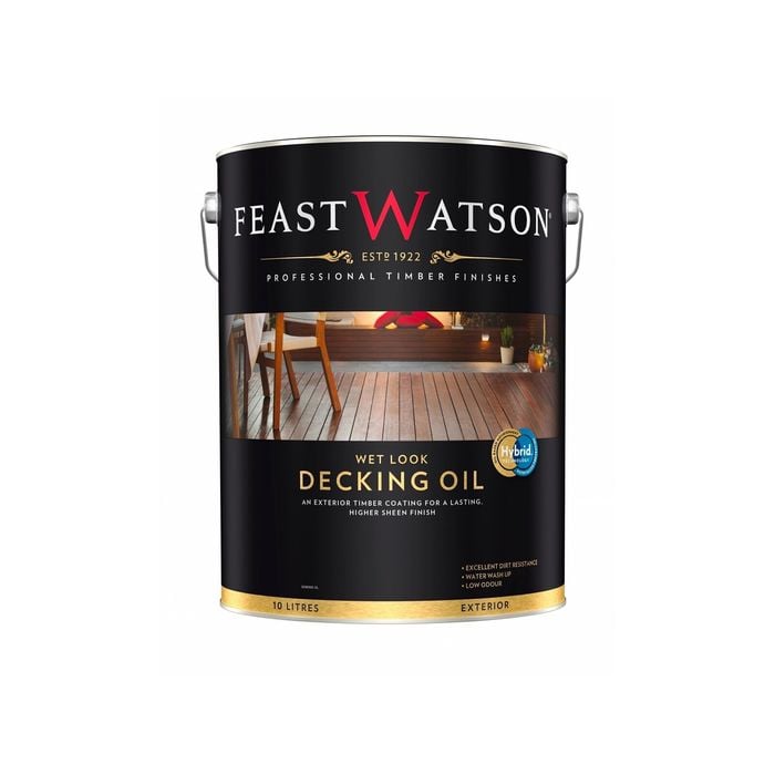 Feast Watson 10L Wet Look Decking Oil