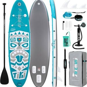320cm Inflatable Stand Up Paddle Board Set, Paddle And Backpack