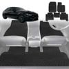 6D Diamond Car Floor Mats for BMW M3 (F80)2014-2019-Full Set-Black-Outback GT