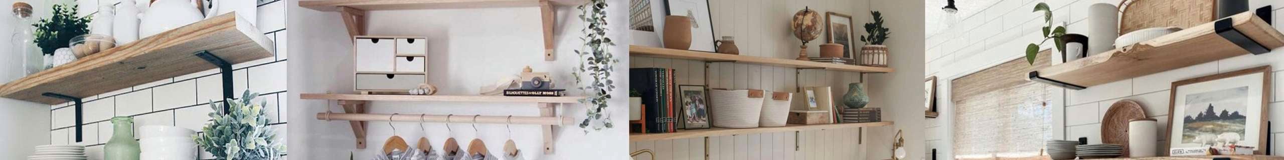 A group of images together - laundry, nursery, home office and a kitchen