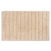 Linea Home Beige Solid Textured Bathmat