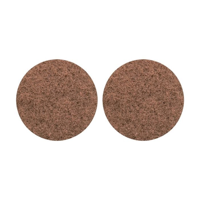 2pk Glomesh Regular Speed Polishing Machine Buffable Floor Pad Tan 400mm