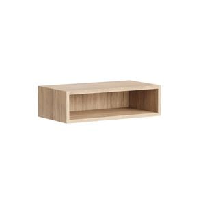 Kaboodle 600-699mm Almond Oak Customisable Infill Open Shelf
