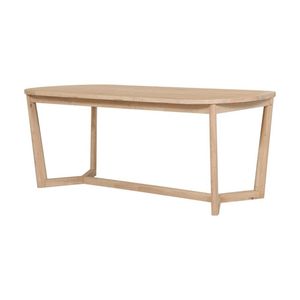 1825 Interiors Finland Dining Table Rubberwood 6 Seater Natural