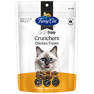 Fussy Cat 400g Chicken Crunchers Cat Treats