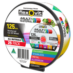 Flexovit 125 x 1.0 x 22.23mm Reinforced Cut Off Wheel - 25 Pack
