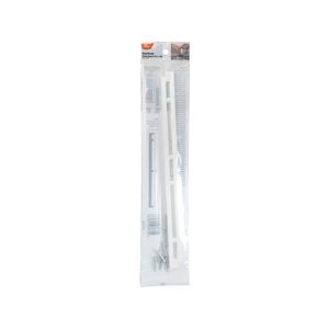 Taskmaster 295mm White Plastic Drawer Runner - 1 Pair - 295 x 9 x 7mm
