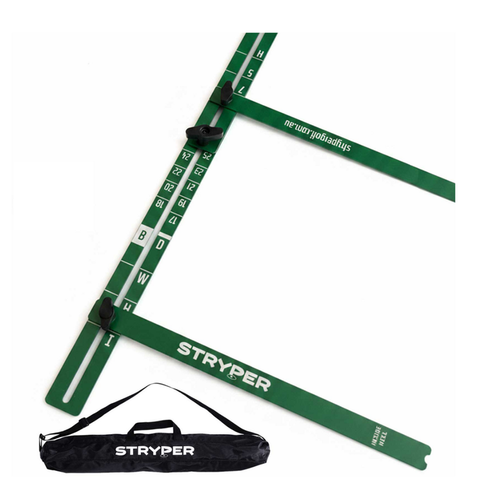 Stryper Golf StanceMate Setup And Ball Position Trainer