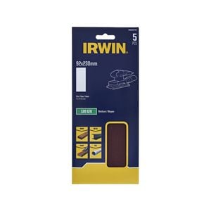 IRWIN 92 x 230mm 120G 1/3 Unpunched Sheets - 5 Pack