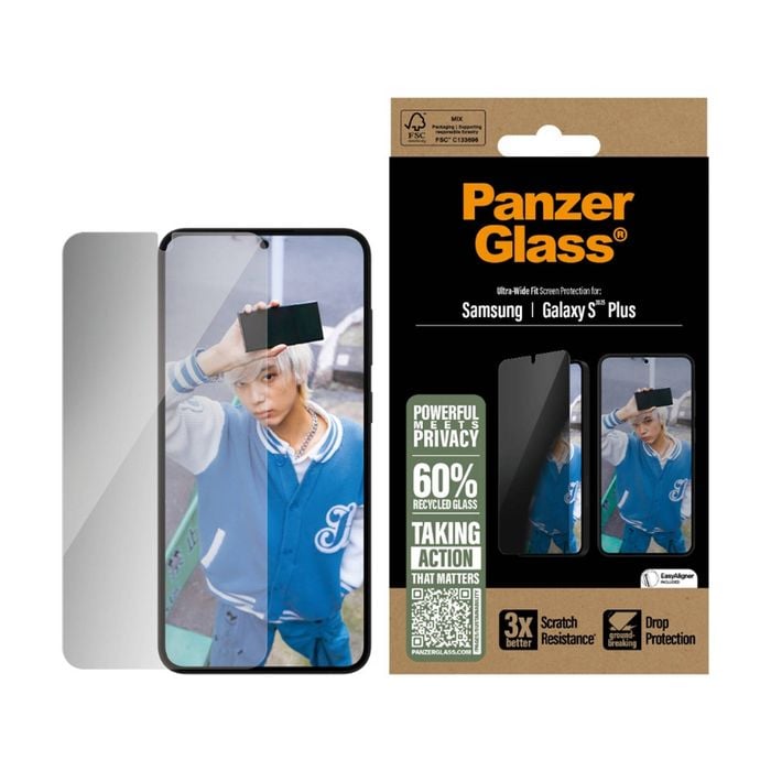 Panzer PanzerGlass UltraWide Privacy Screen Protector for Samsung GS25+ - Clear
