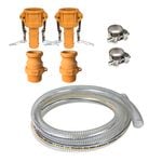 Ozito 25mm 1" Type C & F Camlock Tank to Pump Connection Kit