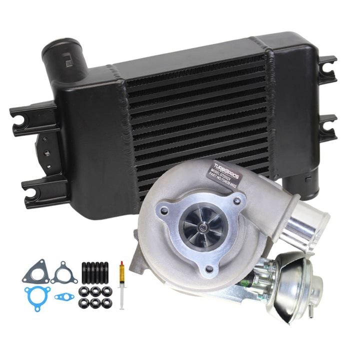 Upgrade Billet Turbo Charger With 70mm Intercooler For Nissan Patrol Gu Zd30 3.0l Common Rail 2007-2016