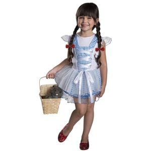 Wizard Of Oz Dorothy Tutu Girls Fancy Dress Up Party/Halloween Costume Size S