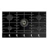 Parmco 900mm 5 Burner Gas Black Glass Hob