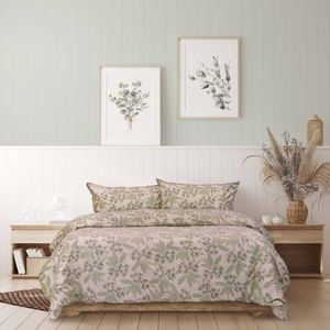 Ardor Boudoir Single Jasmine Cotton 250TC Quilt Cover Set Elderberry
