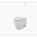 Caroma Luna Cleanflush Invisi Series II Wall Faced Toilet Suite WELS 4 Star 4.5L/Full