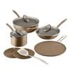 Circulon Scratchdefense A1 Nonstick Induction 10 Piece Cookware Set Champagne