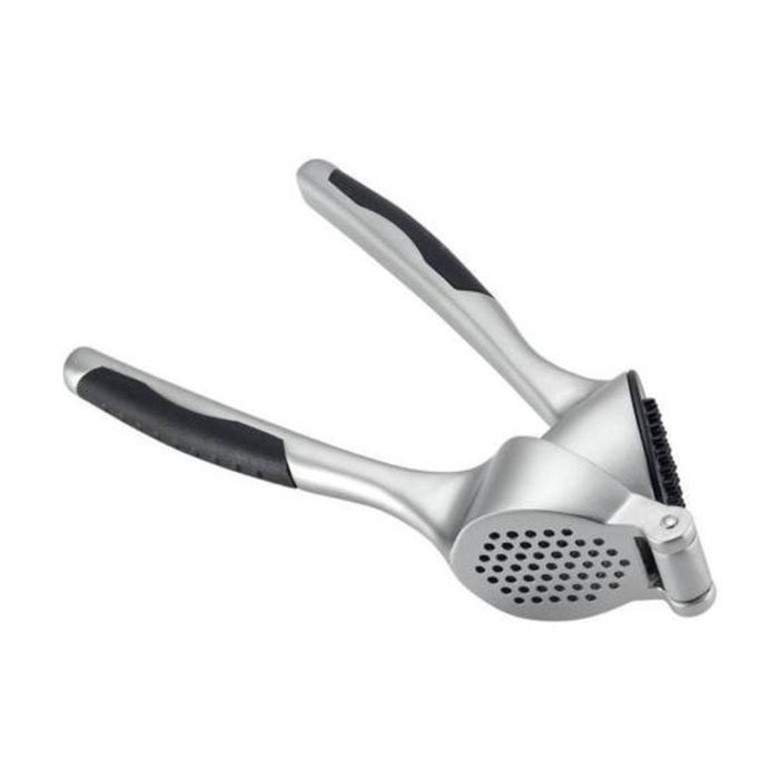 Incasa Durable Stainless Steel Garlic Press Slip Resistant Handle-Matt