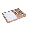 NF Living Cheese Board Pack Set Marble Utensil Included 35x25cm