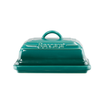 Baccarat Le Connoisseur Stoneware Butter Dish  11.5X8.5cm  - Teal