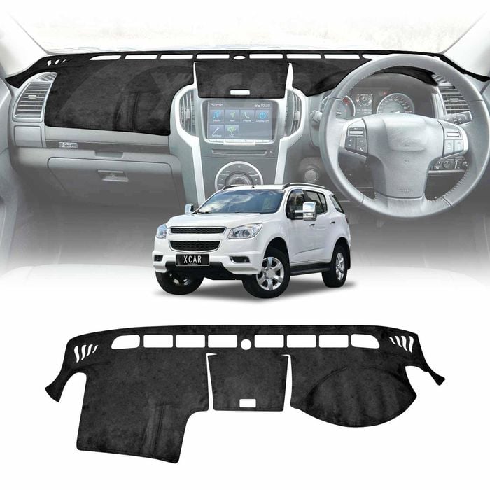 Luxury 3D Dash Mat Pad Cover Non-Slip for Holden Colorado 7 2012-2016 Microfiber Pad
