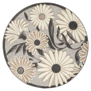Haven Premium Round Rug - Haven Silver 240x240