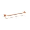 evekare 900mm Rose Gold Grab Rail With Towel Holder