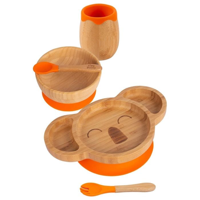 Tiny Dining 5pc Bamboo Koala Baby Weaning Set