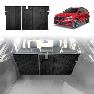 Back Seat Protector for SKODA Karoq 2018-Onwards  Car Seat Kick Mats Cover