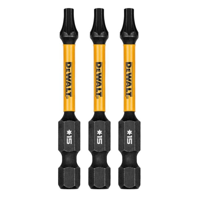 DeWALT 57mm Impact Fastener Drive TX15 - 3 Pack DWAF2TX15IR3