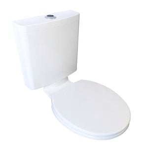 FIX-A-LOO White Hygenix Touchless Cistern With Seat & Link
