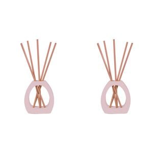 2x Arome Ambiance Arch Series Liquidless Reed Diffuser Set Peach Oolong Scent
