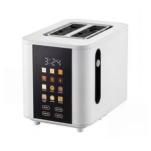 Healthy Choice 2-Slice Digital Toaster 800-950W Smart Touch Screen 6 Browning Levels Reheat & Defrost - White
